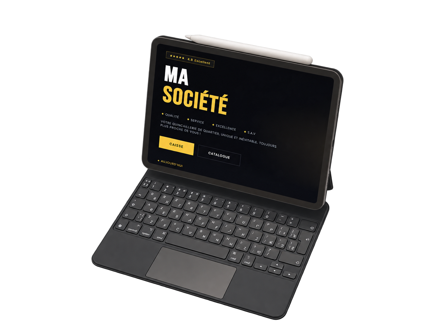 Page d'accueil de SwiftPos